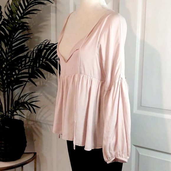 Glam All Day Taupe Pink Top - Picture 4 of 7
